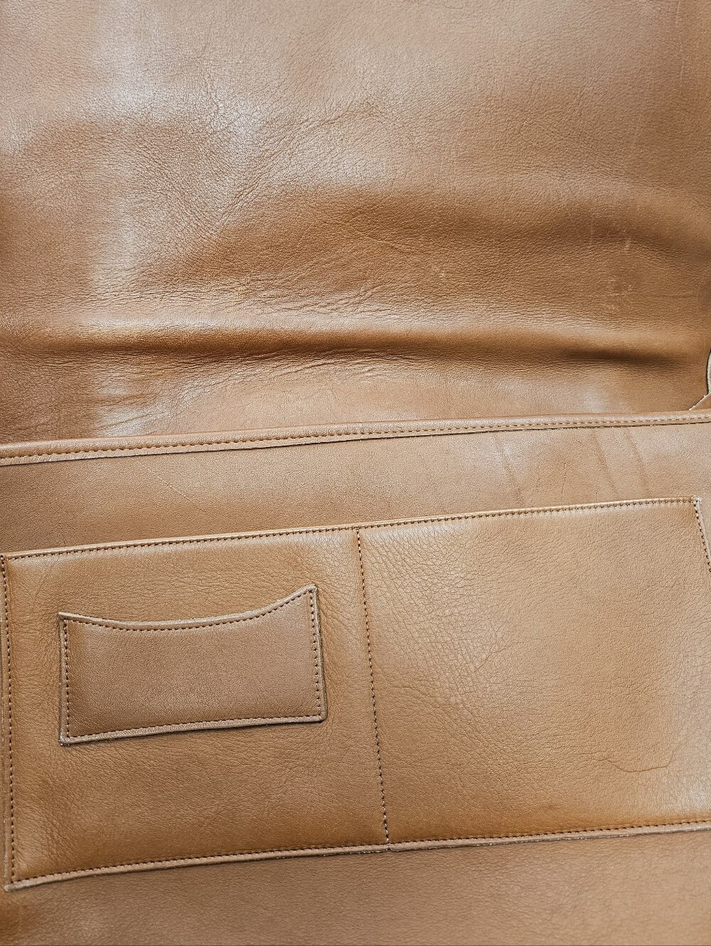 VTG COACH Bag Briefcase Business Men's Leather 5274 Essex Brief Cognac Brown - Picture 11 of 16